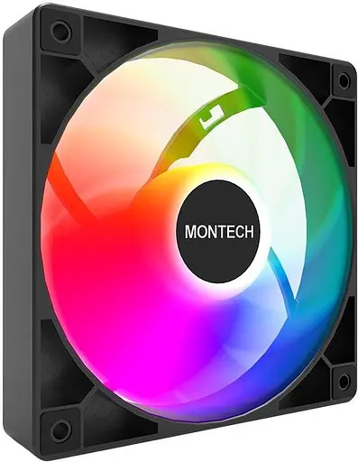 Вентилятор MONTECH 120MM GF120 PWM BLACK (GF120 PWM BLACK) - фото 5