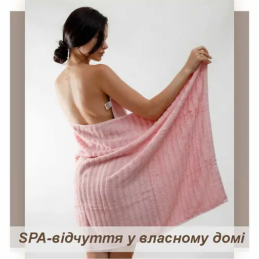 Набор полотенец Lovely Svi 3 шт.: 70 x 140 см, 50 x 90 см, 33 x 33 см Розовая Роза (701402) - фото 4