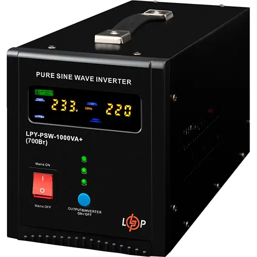 Источник бесперебойного питания (ИБП) LogicPower LPY-PSW-1000VA+ 700Вт (22871) [107304]