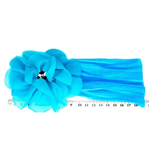 Детские повязки на голову с цветком 0107-035-2, 3 штуки - фото 2