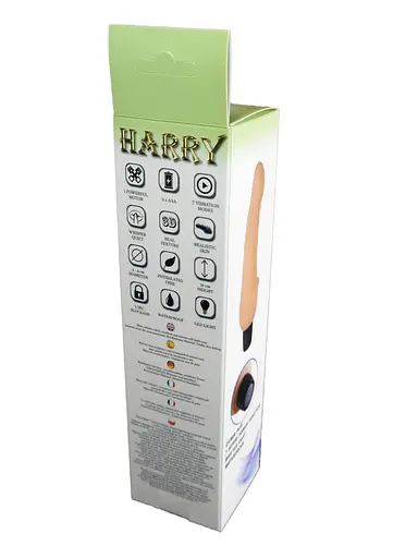 Реалистичный вибратор B - Series EasyLove Boss Harry 21 см телесный - фото 6