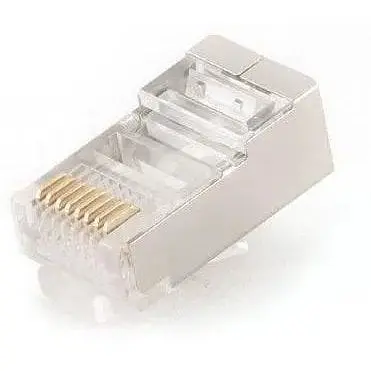 Коннектор RJ45 FTP 100 шт. Cablexpert модульная вилка позолоченные контакты (PLUG5SP/100)