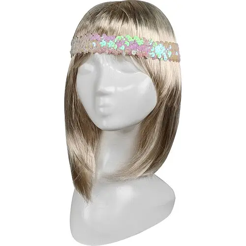 Резинка на голову в паєтках - фото 1