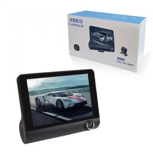 Видеорегистратор для авто с 3 камерами Car DVR WDR Full HD 1080P - фото 4