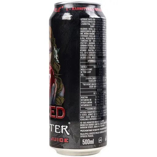 Уценка. Напиток энергетический Monster Energy Bad Apple безалкогольный 0.5 л - фото 3
