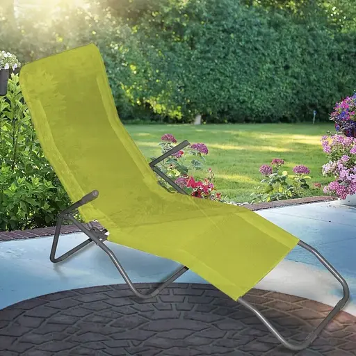 Кресло-шезлонг Jumi раскладной зеленый - фото 8