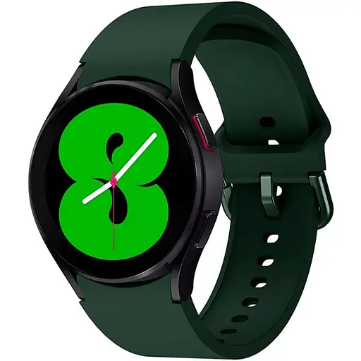 Ремінець для Samsung Galaxy Watch 5 - темно-зелений ширина кріплення 20мм силікон розмір L Watchbands Color (WB00S4GALAXYCOLOR35) - фото 1
