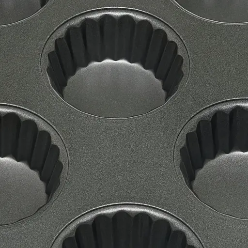 Форма для випікання кексів та мафінів на 12 комірок з антипригарним покриттям 35.5х27х3 см, A-plus Чорний 84294 - фото 9