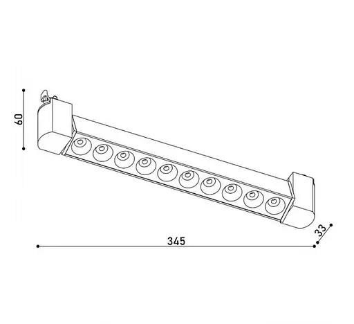 Светильник трековый однофазный KLOODI KD-LINE TURN345 DL 20W 4K WH - фото 2