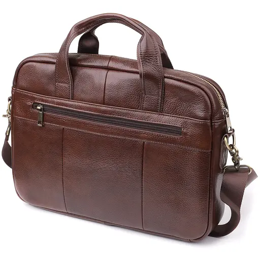 Портфель для мужчин из натуральной кожи Vintage 38,5х27х7 см sum0027463 - фото 2