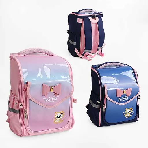 Рюкзак із клапаном, декор, 1 відділення, великі додаткові кишені, висота 37 см, C65492 (В асортименті) - фото 2