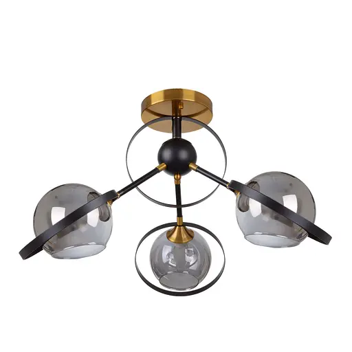 Люстра Brille молекула стельова E27 60W G (BL-965C/3)