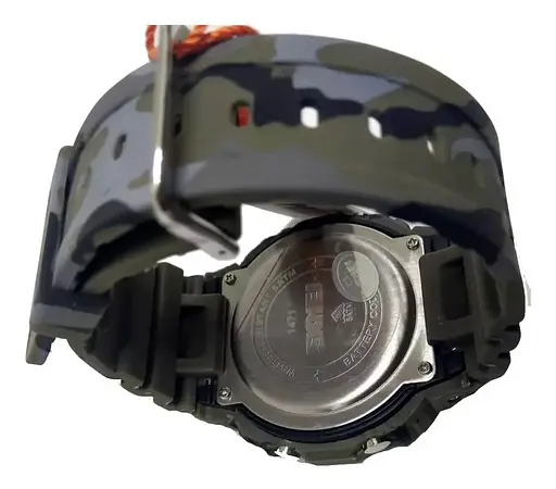 Мужские спортивные часы Skmei 1471 (Зеленый камуфляж) - фото 7