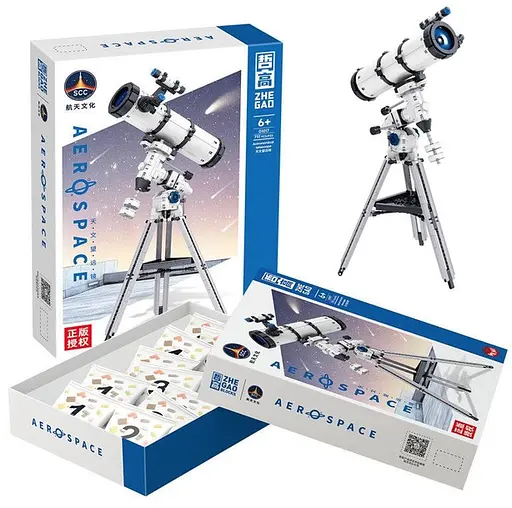 Конструктор телескоп Zheghao из коллекции Космос для детей и взрослых 780 деталей - фото 2