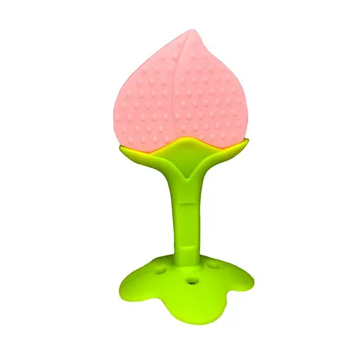 Силиконовый прорезыватель "Фрукты" Mega Zayka MGZ-0422-4 - фото 1