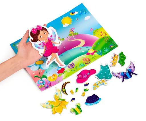Магнитная игра для детей "Фея" в папке Vladi Toys VT3204-28 (укр) - фото 2