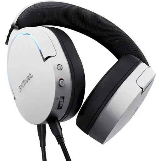 Гарнитура Trust игровая GXT 490 FAYZO 7.1 USB-A 2 м белая - фото 5