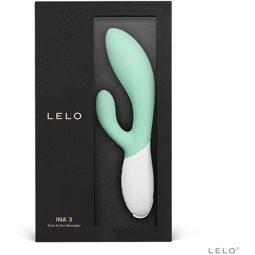 Вибратор-кролик Lelo Ina 3 Seaweed 10 режимов вибрации - фото 3