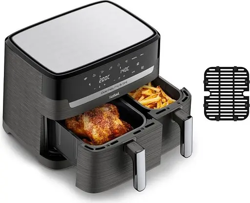 Мультипечь Tefal Dual Easy Fry&Grill Air Fryer EY905B10 [99153] - фото 2