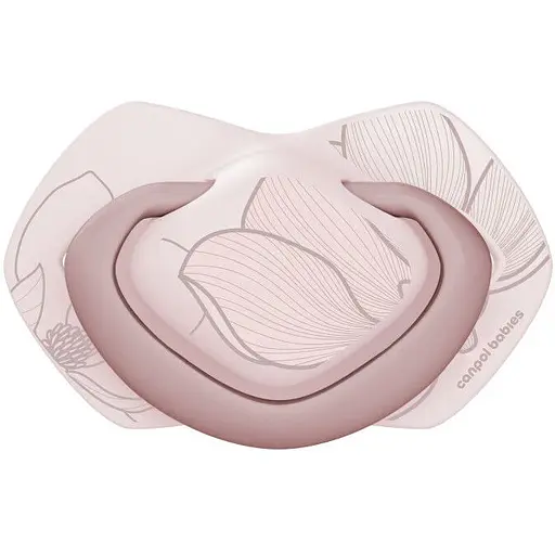 Пустушка Canpol babies Gold силіконова симетрична 18+ міс. 2 шт. помаранчева з рожевим (22/666_pin) - фото 4