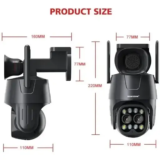 Камера видеонаблюдения Kipo Boavision D4W4MP уличная поворотная - фото 2