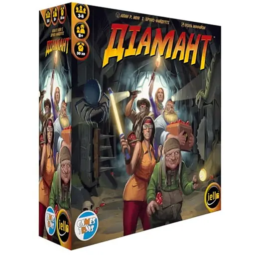 Настільна гра Games 7 Days Діамант (Diamant, Incan Gold) (укр.) (DT001U) - фото 1