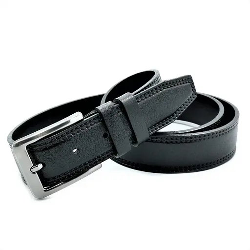 Ремінь шкіряний Le-Mon чоловічий 110-125 см acs0021970 - фото 2