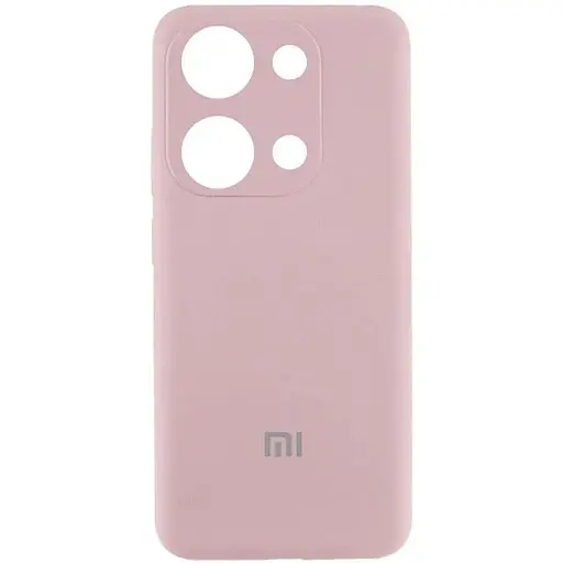 Чехол Lakshmi Silicone Cover Full Camera (AA) with logo для Xiaomi Poco X6 Pro Розовый / Pink Sand