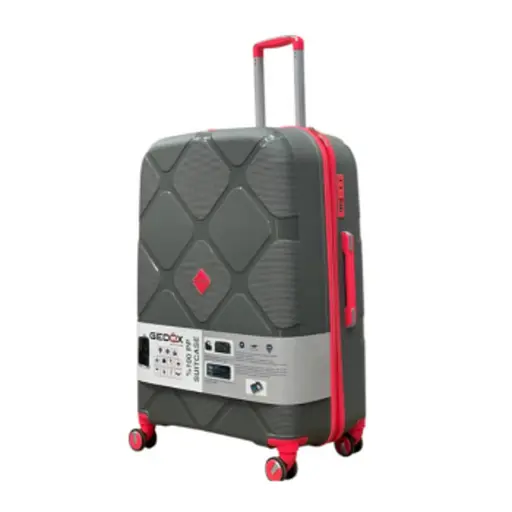 Валіза Gedox PP003-L велика (L) поліпропілен на 4-х подвійних колесах 110 л