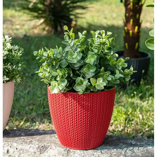 Горшок для цветов Serinova Sumela 1.4 л красный (00-00011573) - фото 5
