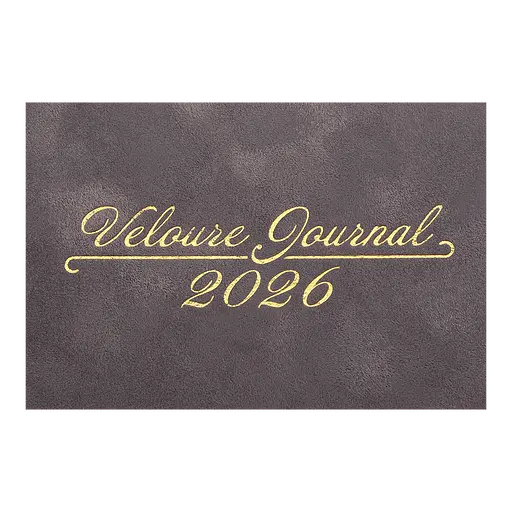 Еженедельник датированный Buromax Velour 2026 A5 искусственная кожа серый (BM.2710-09) - фото 4