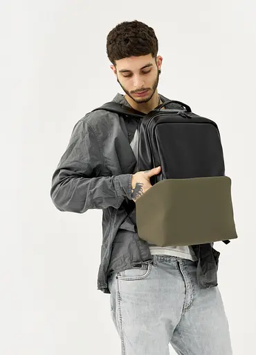 Мужской рюкзак Sambag ZARD DART черный с хаки 44 х 31 х 15 см (25523119m) - фото 4