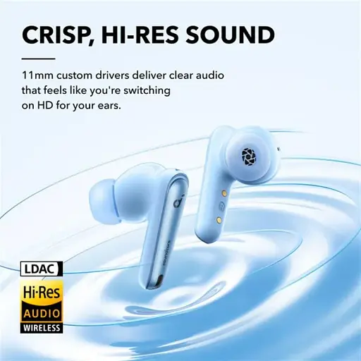 Bluetooth-гарнітура Anker SoundCore Liberty 4 NC Light Blue (A3947G61) - фото 8