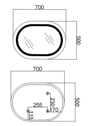 Дзеркало Qtap Gemini з LED-підсвічуванням Touch QT2578R5070 - фото 12