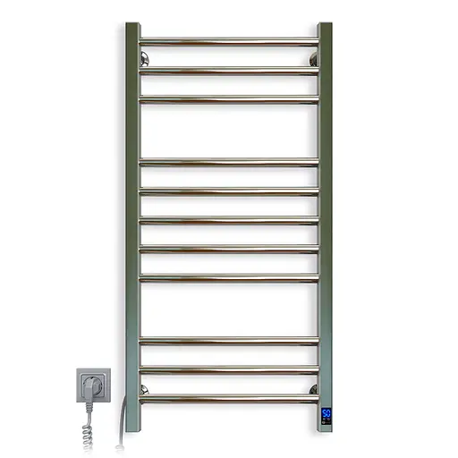 Электрический полотенцесушитель Navin Классик Квадро 500x1000 Sensor с таймером, левый 10-016153-5010, Хром, Левое, Электронный - фото 5