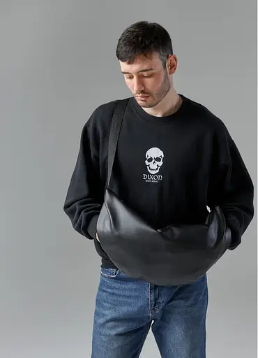 Мужская сумка Sambag HOBO BAG-GLOVE Черная 30 х 13 х 8 см (53400001m) - фото 2