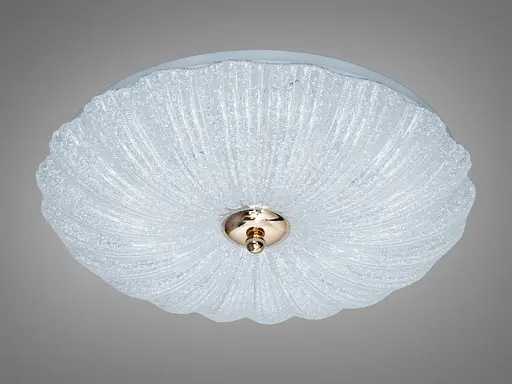 LED стельова люстра Romin 34 Вт біла золото без пульта - фото 3