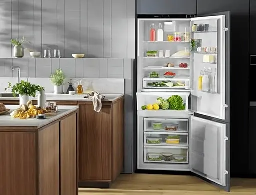 Холодильник Electrolux встраиваемый с нижней морозильной камерой 188x70x55, холод.отд.-286л, мороз.отд.-65л, 2дв., А++, Combi, инв., дисплей внутр., зона освещения, белый - фото 3