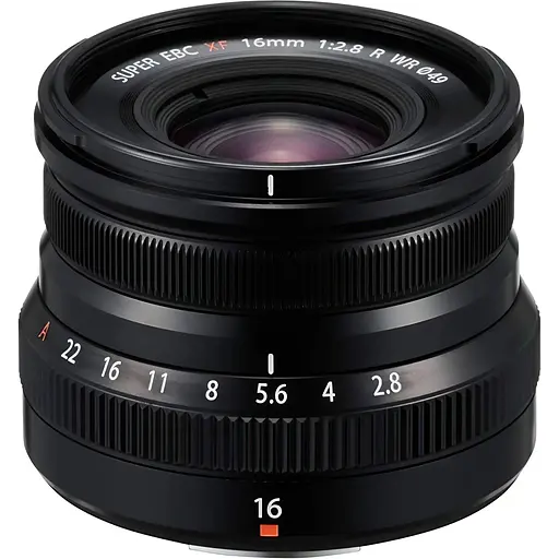 Объектив Fujifilm XF 16mm f/2.8 R WR Black 16611667 (137388)