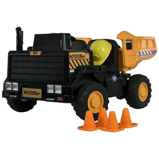 Електромобіль дитячий Bambi Вантажівка 8500AEBLR-6 24V Racer з пультом керування 2 4G м’які колеса EVA шкіряне сидіння жовтий