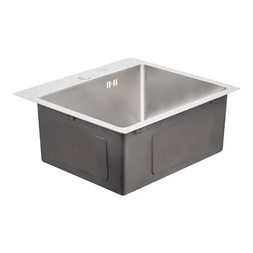 Кухонна мийка Lidz H5045 Brush 3.0/1.0 мм (LIDZH5045BRU3010), Нержавіюча сталь - фото 3