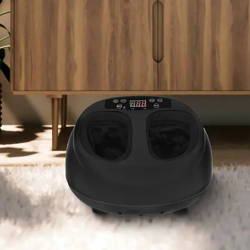 Масажер для стоп 4FIZJO Premium багатофункціональний, з підігрівом Black (P-5905973403498) - фото 8