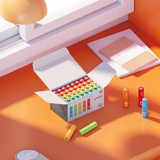 Набор батареек Xiaomi MiJia Alkaline Battery AAA 40 шт. (BHR6740CN) - фото 5