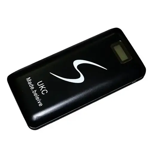 Портативное зарядное устройство для Power Bank UKC 30000 Lcd Павербанк USB черный - фото 2