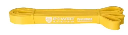 Гумка для фітнесу і кроссфіту Power System PS-4051 CrossFit Level 1 Yellow (опір 4-25 кг) (PS-4051_Yellow) - фото 3