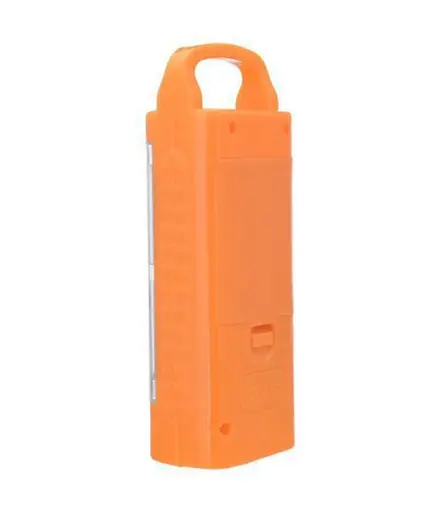 Светодиодный фонарик HL-1789 оранжевый компактный аккумуляторный ручной LED - фото 3