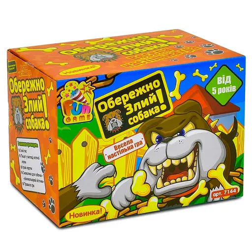 Гра "Собака-кусака" 7144 на батарейках, в коробці "FUN GAME" (6904666175475) - фото 1