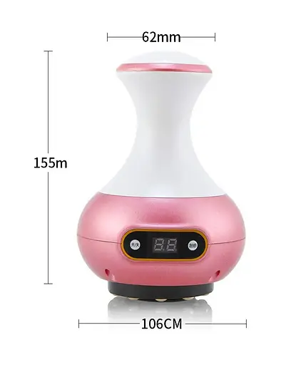 Вакуумний масажер для тіла 506-С міні з інфрачервоним прогріванням - фото 2