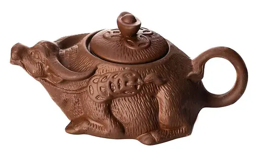 Иссинский чайник Буйвол богатства 450 мл - Черный - фото 3