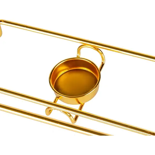 Марміт з кришкою Elen Dekor Різдвяна насолода металофарфор 1.1 л 31х23 см (985-210) - фото 5